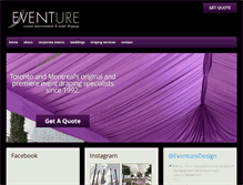 Tablet Screenshot of eventuredesign.com